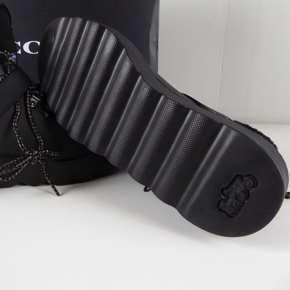 Coach Urban Hiker Rubber Bootie w Floral Liner NIB - Picture 6 of 8